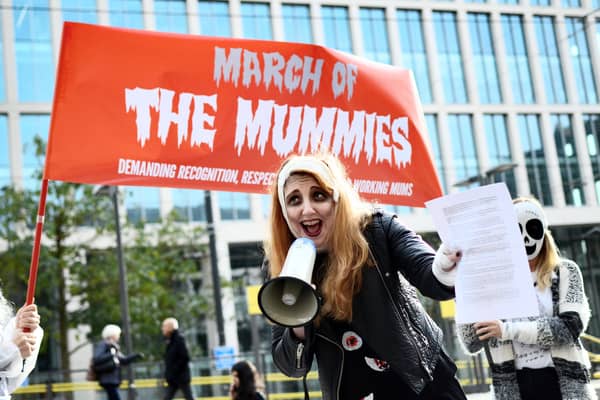 A previous March of the Mummies protest