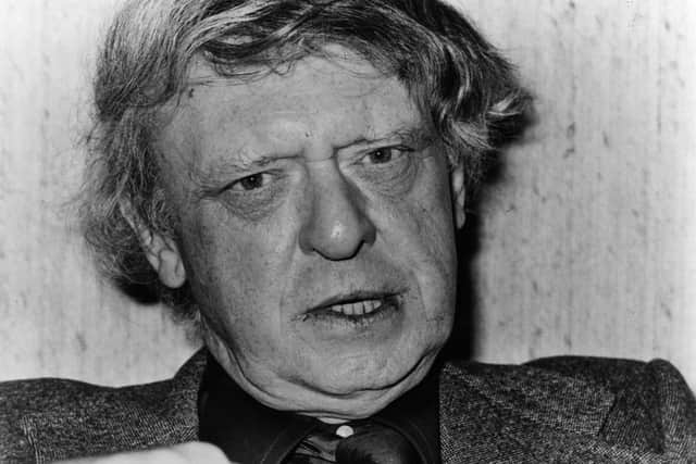 Anthony Burgess, English author, critic and composer, and writer of the controversial ‘A Clockwork Orange,’ was born in Harpurhey in 1917   (Photo by Evening Standard/Getty Images)