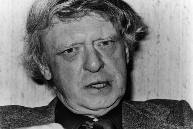 Anthony Burgess, English author, critic and composer, and writer of the controversial ‘A Clockwork Orange,’ was born in Harpurhey in 1917 (Photo by Evening Standard/Getty Images)
