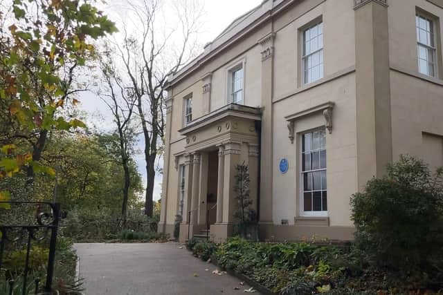 Elizabeth Gaskell’s house on Plymouth Grove in Manchester. Credit: Local TV