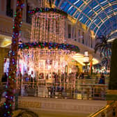 Christmas decorations at the Trafford Centre
