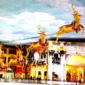 Christmas decorations at the Trafford Centre