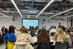 Ukrainian students from across the UK attend the Ukrainian Students’ Conference in Manchester. Credit: Sofia Fedeczko/Manchester World