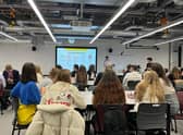Ukrainian students from across the UK attend the Ukrainian Students’ Conference in Manchester. Credit: Sofia Fedeczko/Manchester World