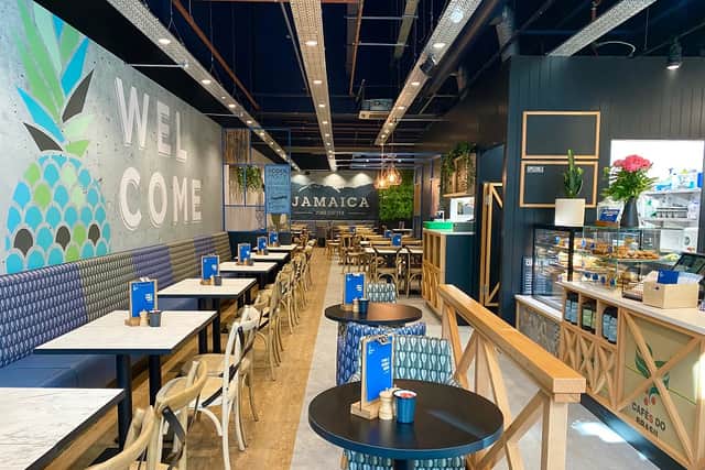 Inside the new Jamaica Blue cafe in the Arndale Centre. Credit: Jamaica Blue