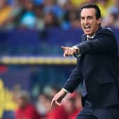 Unai Emery will be charge for Aston Villa’s clash with Manchester United. Credit: Getty.