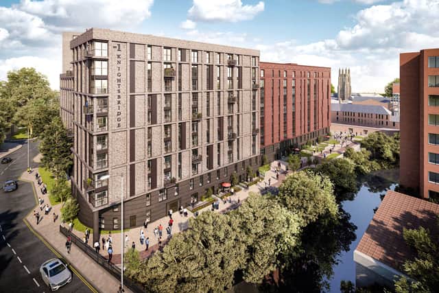 Plans for former Sainsbury’s site, Warren Street, Stockport. Credit: Leach, Rhodes, Walker Architects
