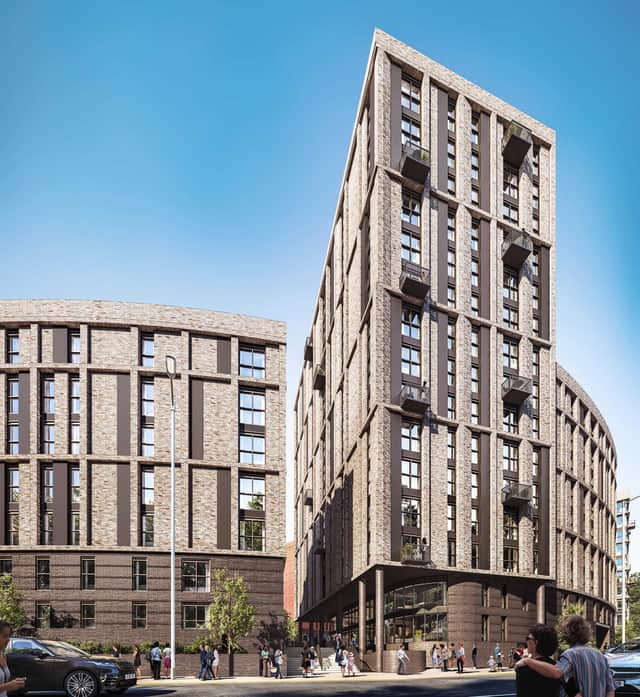 Plans for former Sainsbury\'s site, Warren Street, Stockport. Credit: Leach, Rhodes, Walker Architects