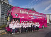The BooBee bus will be travelling around Manchester to promote breast cancer screenings