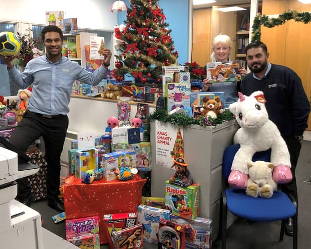 Access Self Storage team gets ready for this year’s annual Christmas Charity Appeal 2022, collecting toys for kids