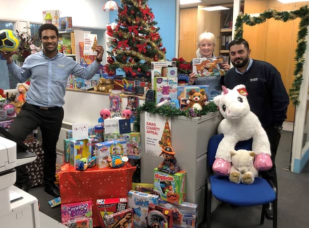 Access Self Storage team gets ready for this year’s annual Christmas Charity Appeal 2022, collecting toys for kids