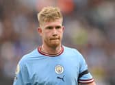 Kevin De Bruyne was asked about Pep Guardiola’s future. Credit: Getty.