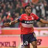 Jonathan David hasn’t heard of interest from Manchester United. Credit: Getty. 