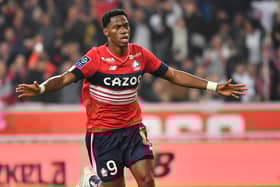 Jonathan David hasn’t heard of interest from Manchester United. Credit: Getty. 