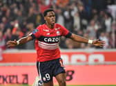 Jonathan David hasn’t heard of interest from Manchester United. Credit: Getty. 
