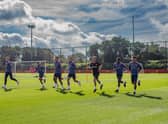 Antony and Jadon Sancho weren’t seen in the latest training video. Credit: Getty.