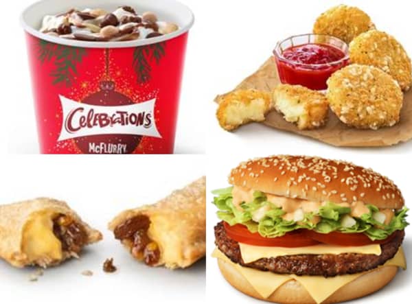 These tasty treats will be on offer as part of the McDonald’s Christmas Menu 2022.