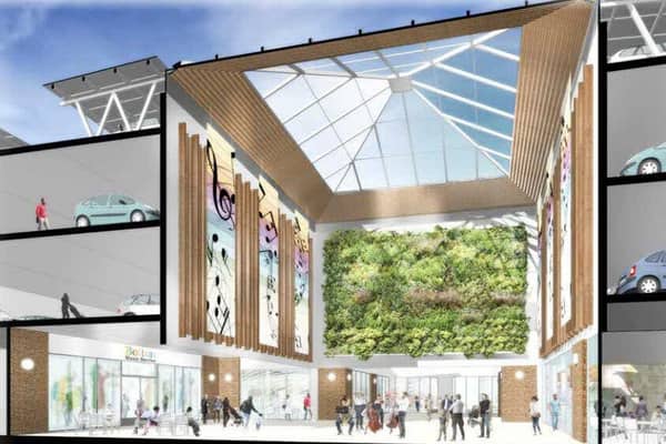 An artist’s impression of the Debenhams transformation in Bolton - proposed New Courtyard atfirst Floor Level Credit: Moorsgarth Retail via ldrs