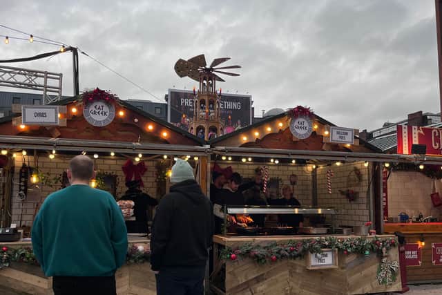 Manchester Christmas Markets 2022: the Winter Gardens at Piccadilly Gardens Credit: Sofia Fedeczko