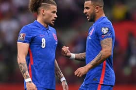 Kyle Walker and Kalvin Phillips were named in England’s World Cup squad. Credit: Getty.