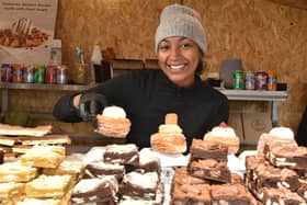Waffles and more sweet treats on offer at the Piccadilly Bakes stall