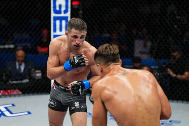 <p>Brendan Loughnane is in the PFL Championships in the featherweight division. Photo: Cooper Neill/PFL</p>