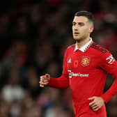Diogo Dalot is unavailable for Sunday’s game. Credit: Getty.