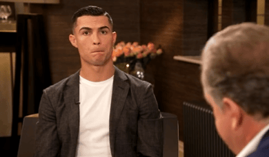 Ronaldo went all out in his interview with Morgan 