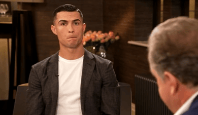 Ronaldo went all out in his interview with Morgan