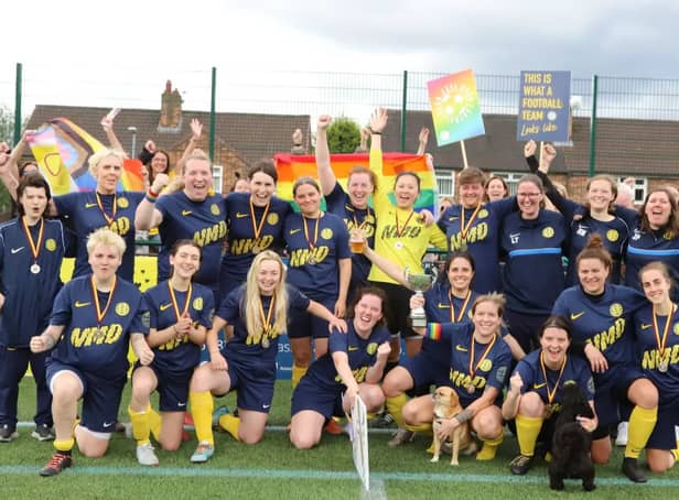 <p>The Manchester Laces provide women and non-binary people of all ages and abilities with the chance to play football</p>