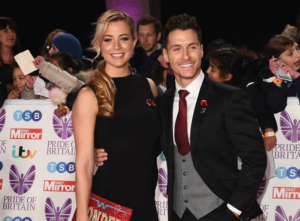 Gemma Atkinson and Gorka Marquez attend the Pride of Britain Awards 2018 at The Grosvenor House Hotel on October 29, 2018 in London, England.  (Photo by Jeff Spicer/Getty Images)