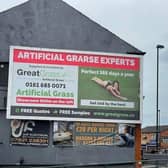 An Oldham artificial grass company has been rapped by the advertising watchdog ASA Credit: ASA