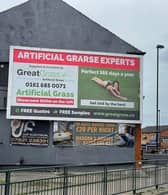 An Oldham artificial grass company has been rapped by the advertising watchdog ASA Credit: ASA