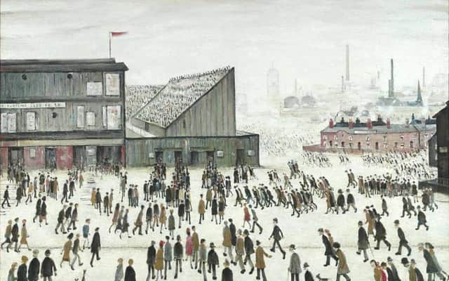 LS Lowry’s iconic painting Going to the Match Credit: the Lowry