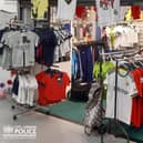 Four tonnes of fake football shirts have been seized by cops during raids ahead of the World Cup - worth a whopping £500,000. Cops raided lock ups and houses across the country in a crackdown on counterfeit goods, which they said are linked to organised criminal groups.
