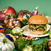 Bundobust’s Christmas sprout bhaji burger