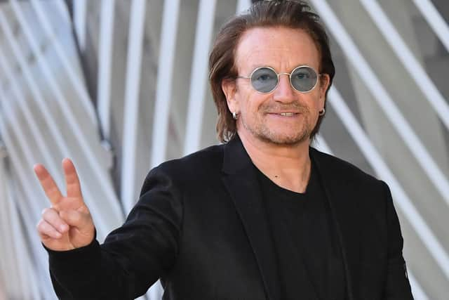 Irish rock band U2 singer Bono (EMMANUEL DUNAND/AFP via Getty Images)