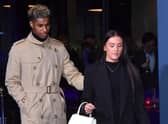  Marcus Rashford and Lucia Loi attend the "Rooney" World Premiere at Home on February 09, 2022 in Manchester, England. (Photo by Anthony Devlin/Getty Images)