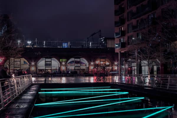 Lightstream, one of the works at Lightwaves festival