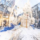 The large parade snow globe