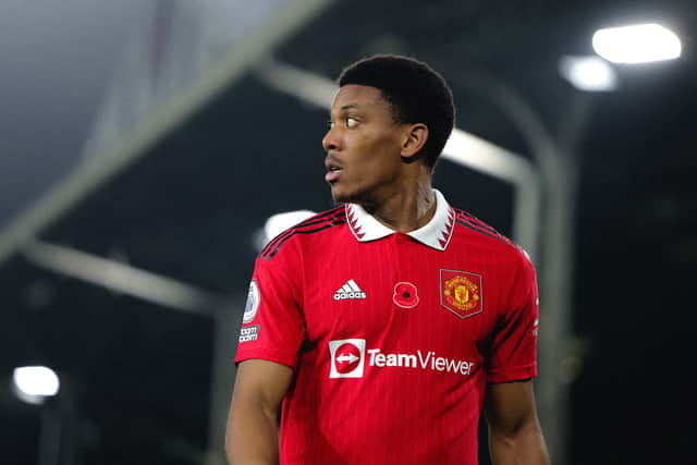 Anthony Martial is Manchester United’s only senior, natural striker. Credit: Getty.