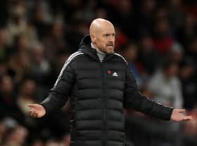 Man Utd boss Erik ten Hag.  