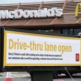 Stricter drive-thru rules in McDonald’s could be introduced in a bid to stop littering - by printing number plates of cars on the bags. Picture by Lisa Ferguson