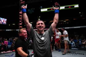Brendan Loughnane is the PFL featherweight champion. Photo: Cooper Neill/PFL