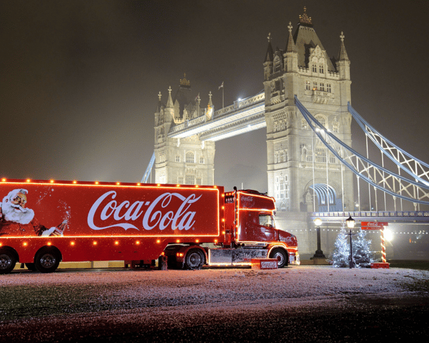The Coca-Cola Truck is coming to Manchester on December 2. 