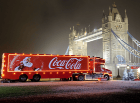 The Coca-Cola Truck is coming to Manchester on December 2. 