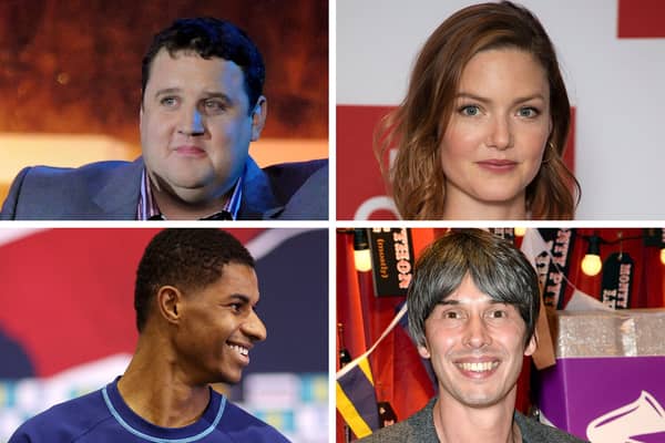 Celebrities who went to school in Greater Manchester include Peter Kay, Holliday Grainger, Brian Cox and Marcus Rashford