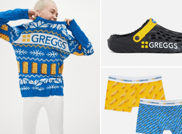 <p>Greggs and Primark have released a limited edition clothing range in time for Christmas</p>