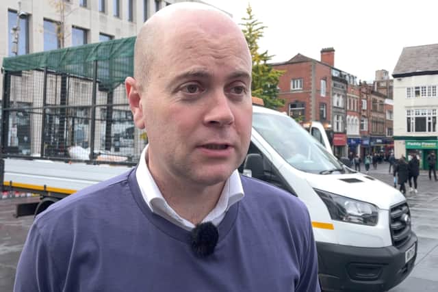 Cllr Liam Robinson, leader of Liverpool Council