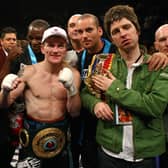The Gallagher with Ricky Hatton 